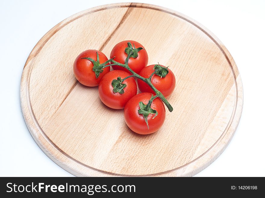 Tomatoes On Worktop
