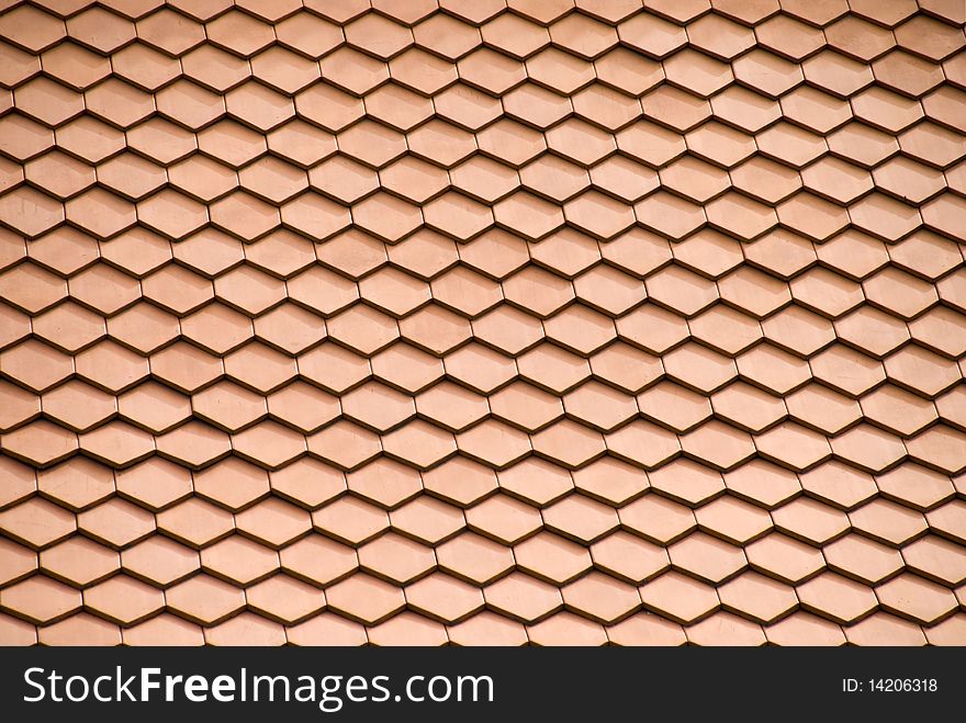 Background of tiles pattern on traditional roof. Background of tiles pattern on traditional roof