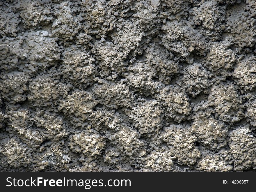 Closeup of cement textured wall