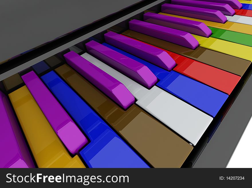 Grand Piano Keys