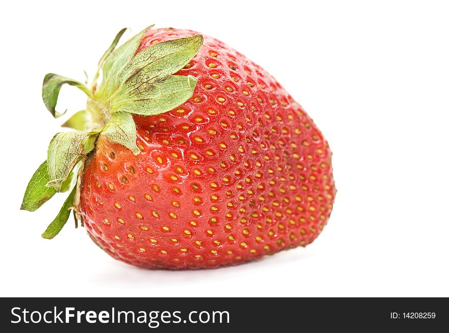 Strawberry isolated on a white background. Strawberry isolated on a white background.