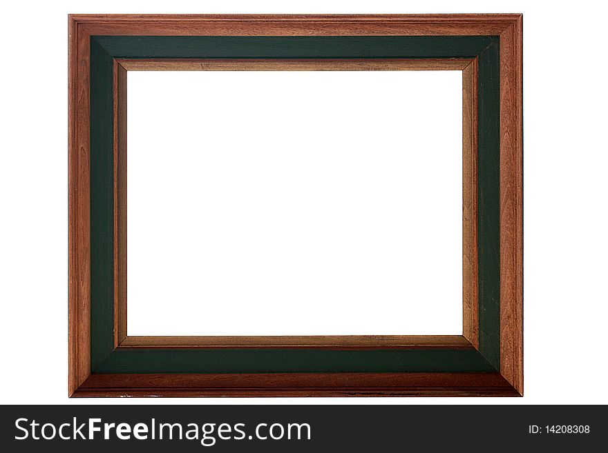 Frame for a picture or a photo on a white background.