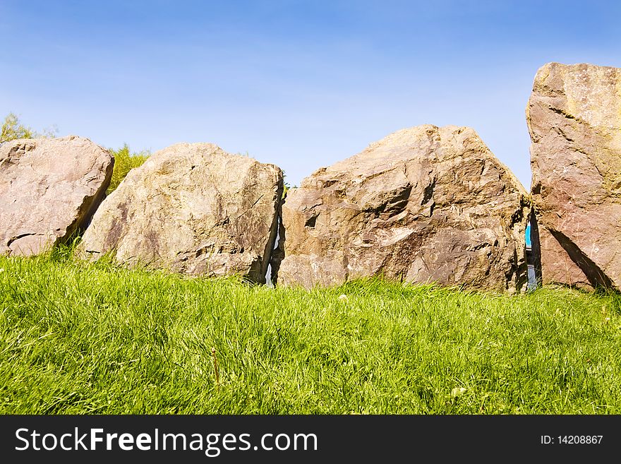 UNESCO - Circle Of Stones At Newgrange