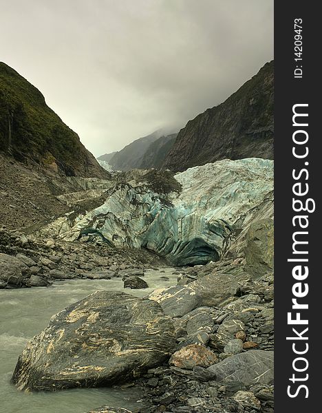 Franz Josef Glacier on the South Island of New Zealand