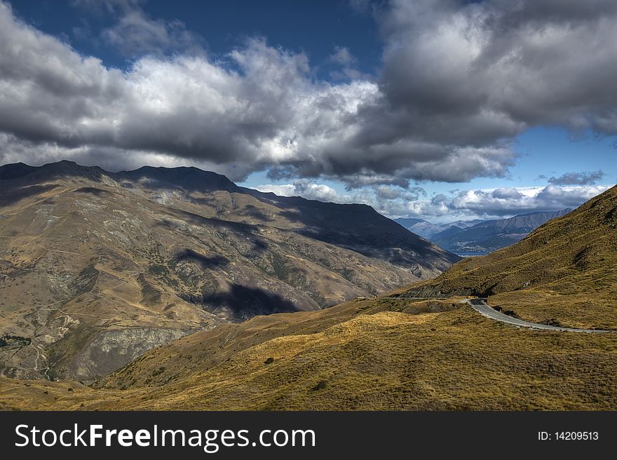 The Mountains near Queenstown, New Zealand. The Mountains near Queenstown, New Zealand