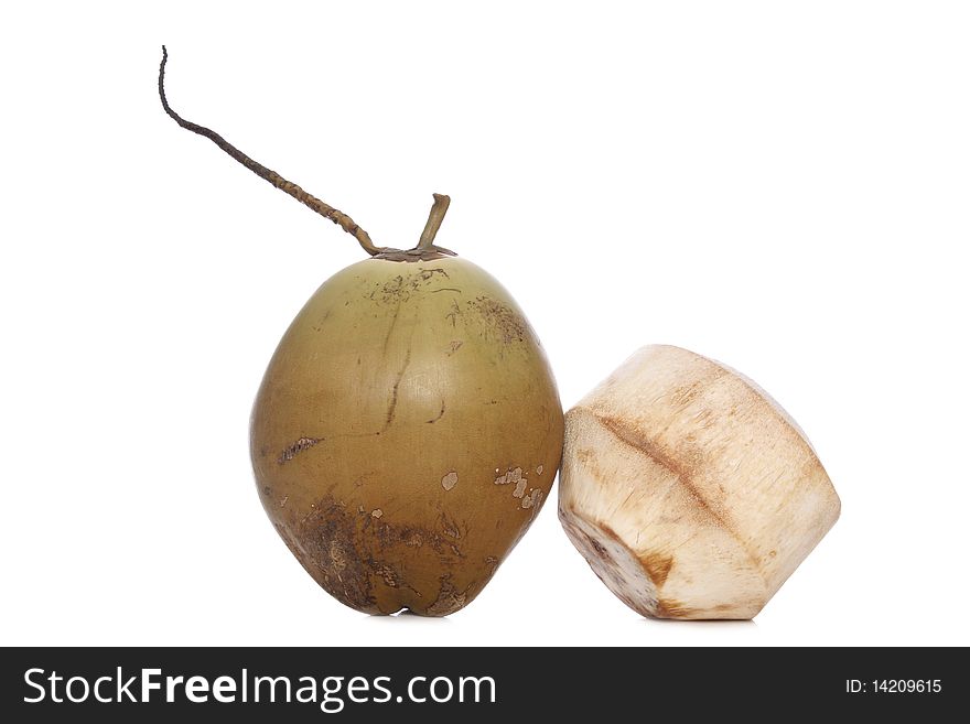 Fresh coconut drink enjoyed by most people.