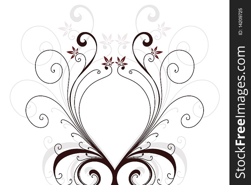 Vector illustration is a creative colorful floral design. Vector illustration is a creative colorful floral design