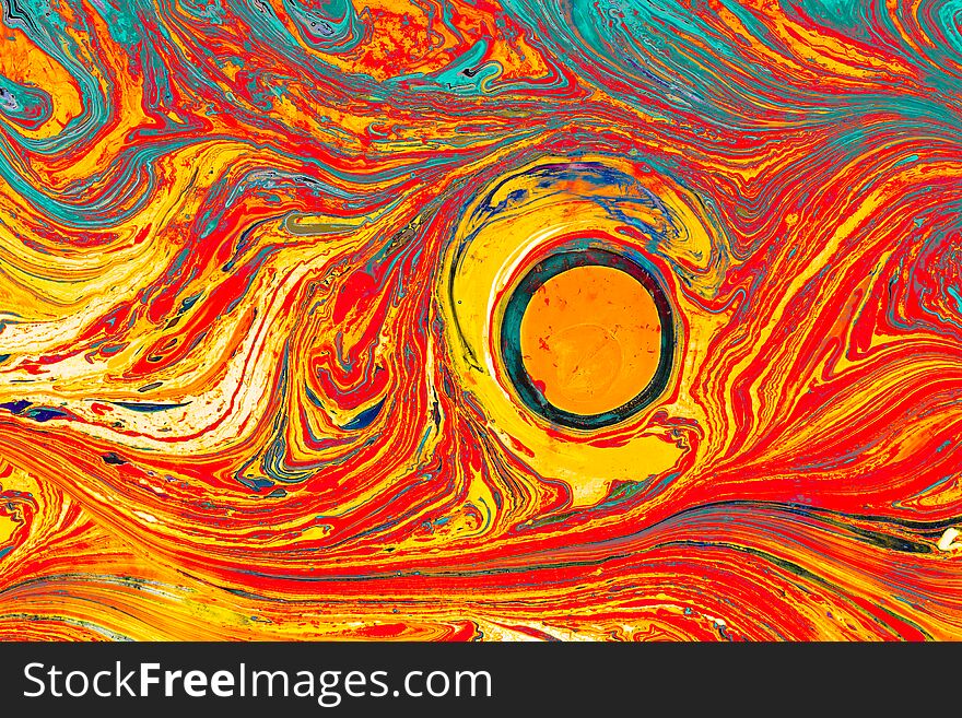 Abstract grunge art background texture with colorful paint splashes