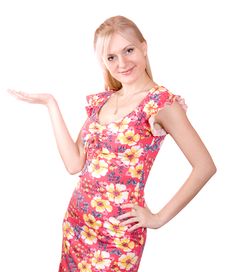Showing Or Presenting Royalty Free Stock Photos