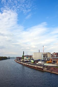 Industrial Building Royalty Free Stock Photography Industrial Building Royalty Free Stock Photography