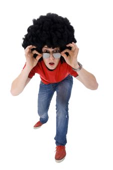 Astonished Casual Man Stock Photo Astonished Casual Man Stock Photo
