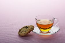 Tea With Chocolate Cookies Stock Photography Tea With Chocolate Cookies Stock Photography