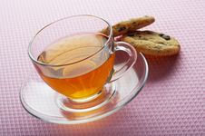 Tea With Chocolate Cookies Stock Image Tea With Chocolate Cookies Stock Image