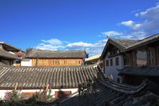 Old Town Of Lijiang And The Blue Sky Stock Photography Old Town Of Lijiang And The Blue Sky Stock Photography