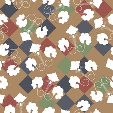 Seamless Floral Pattern Stock Images