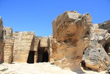 Tuff Quarry Royalty Free Stock Photography Tuff Quarry Royalty Free Stock Photography