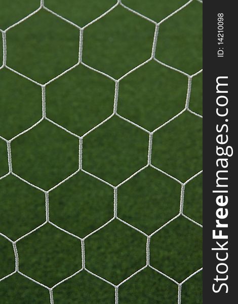 Texture of artificial grass in soccer field. Texture of artificial grass in soccer field
