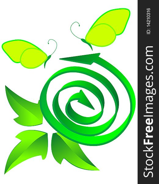 Symbol Ecological Recycled