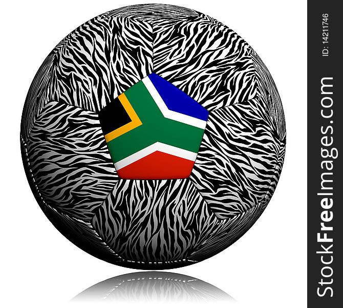 Africa Zebra Soccer Ball