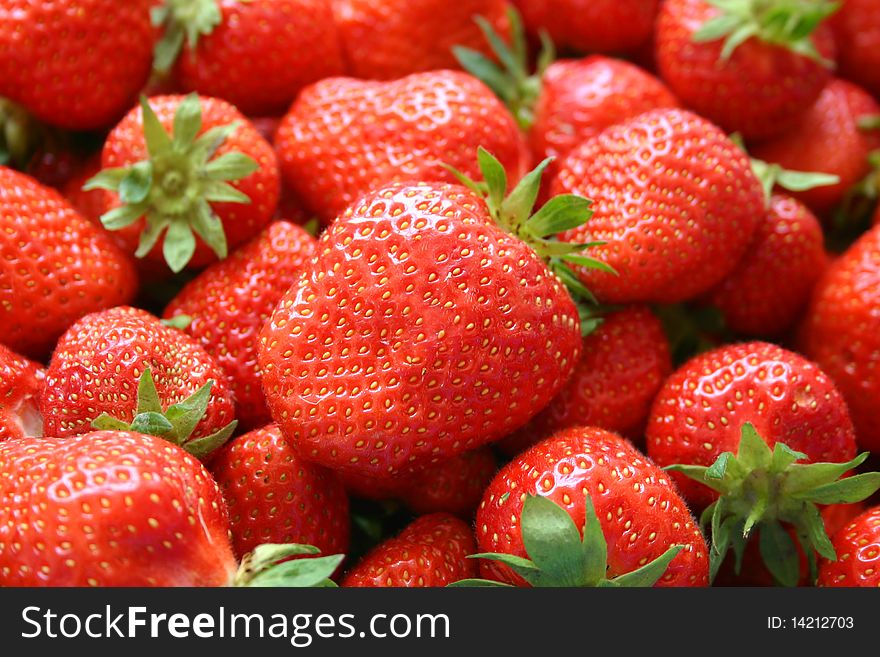 Fresh Strawberries Background, close view. Fresh Strawberries Background, close view