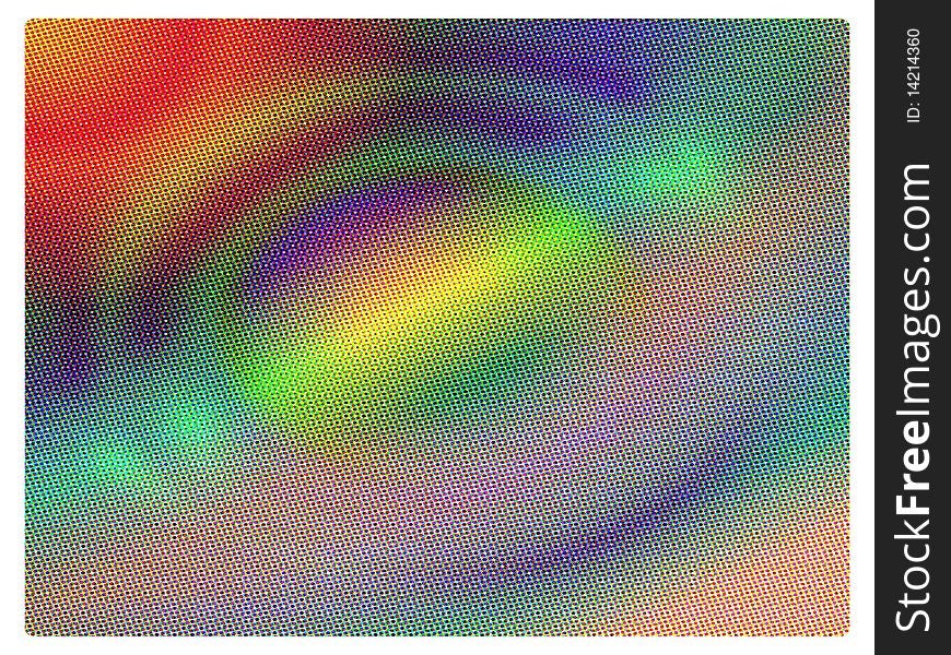 The halftone background - rainbow , rays,. The halftone background - rainbow , rays,