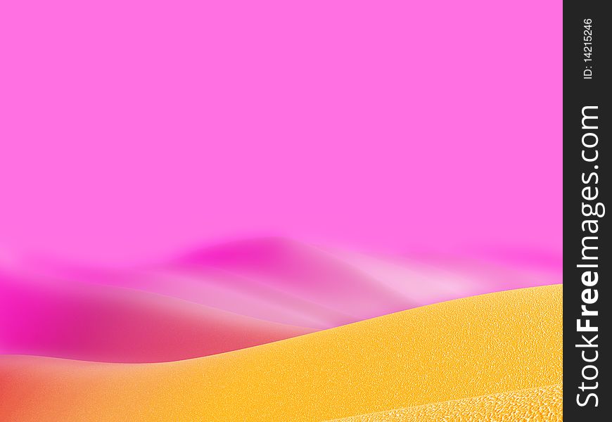 Pink And Orange Pastels Background