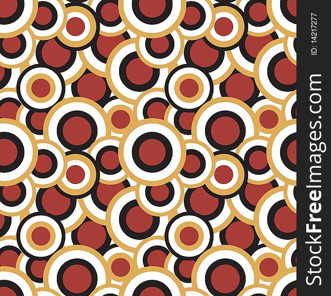 Seamless vector texture with circles. Seamless vector texture with circles
