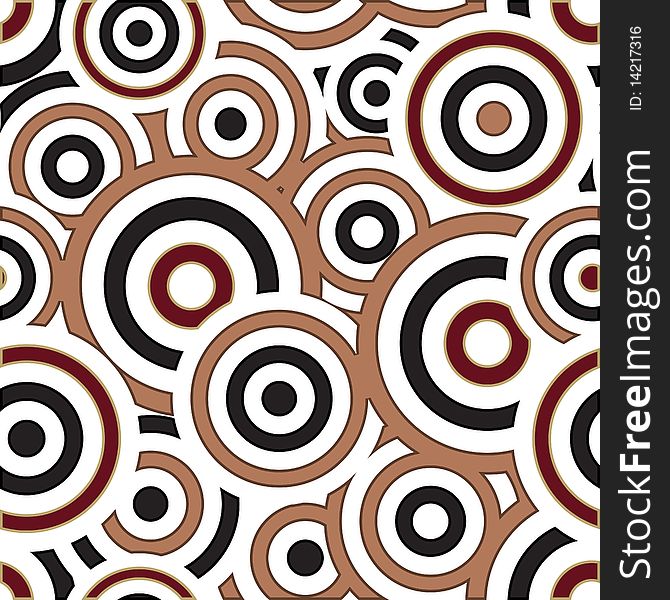 Seamless vector texture with circles. Seamless vector texture with circles