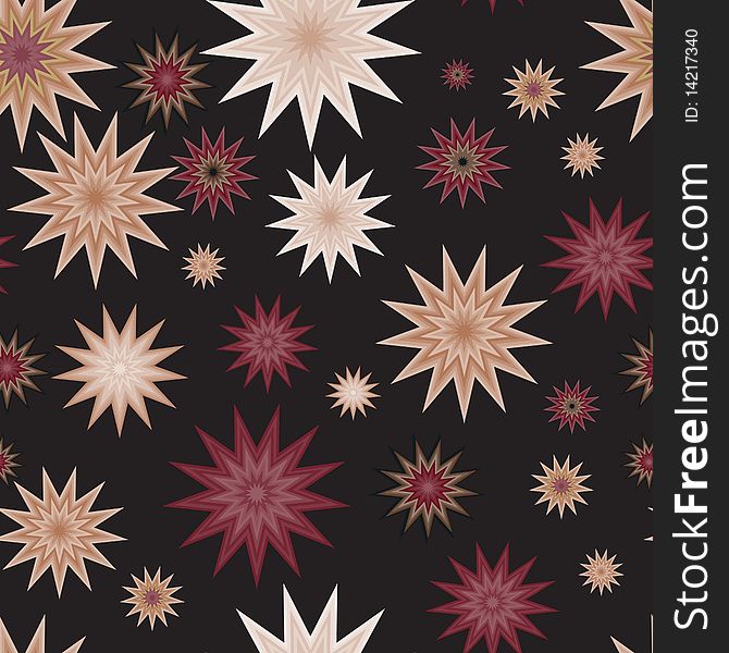 Seamless vector texture with abstract stars. Seamless vector texture with abstract stars