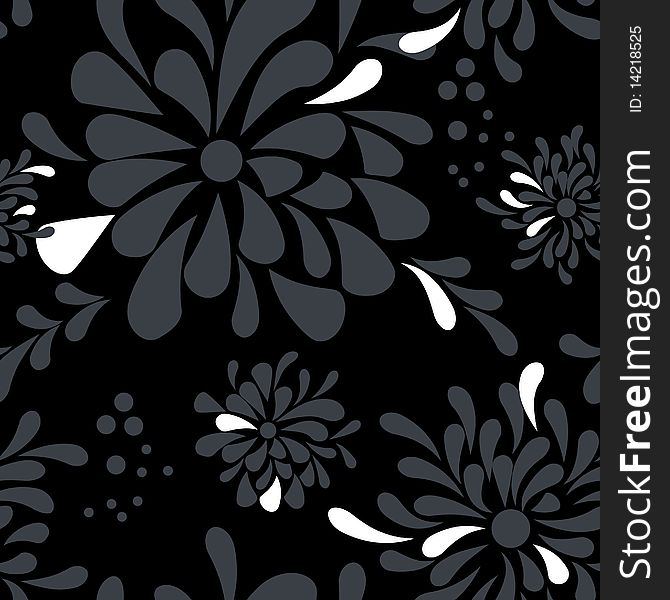 Decorative seamless wallpaper. Universal template for greeting card, web page, background