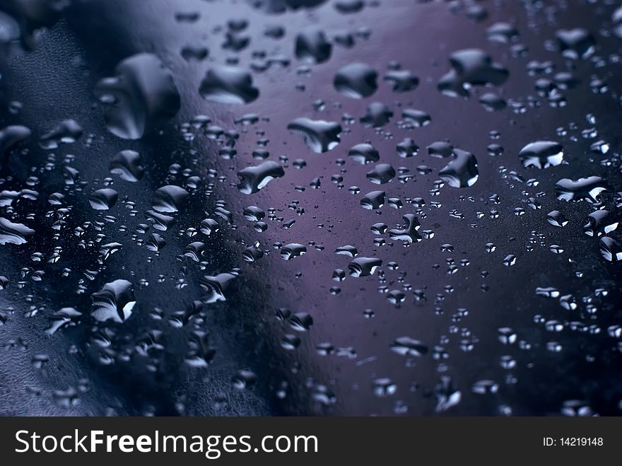 Close-up of water drops