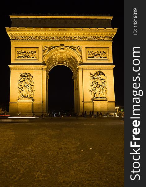 The Arc of Triomphe, Paris