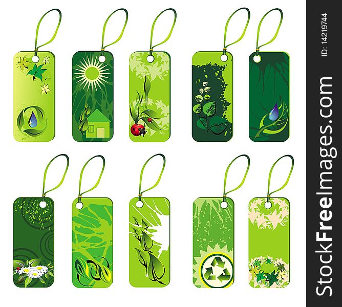 Ecology Set Of Tags