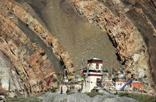 Tibetan Temple In Himalayas. Royalty Free Stock Image Tibetan Temple In Himalayas. Royalty Free Stock Image