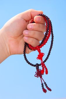 Prayer Beads In Her Hands Royalty Free Stock Image Prayer Beads In Her Hands Royalty Free Stock Image