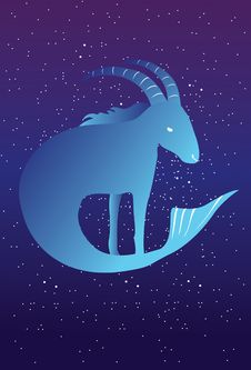 The Purposeful Capricorn Royalty Free Stock Photography