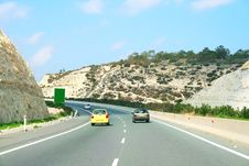 Road In Cyprus Stock Photos