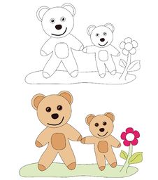 Teddy Bears Taking A Walk Royalty Free Stock Images Teddy Bears Taking A Walk Royalty Free Stock Images
