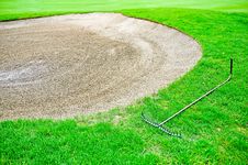 Golf Bunker Sand Royalty Free Stock Photos Golf Bunker Sand Royalty Free Stock Photos