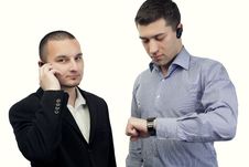 Two Businessmen Royalty Free Stock Images