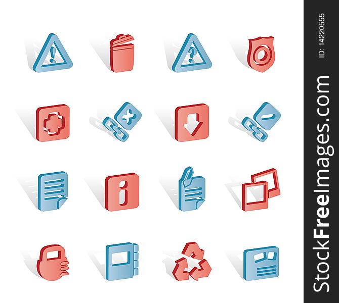 Web site and computer Icons -  icon set