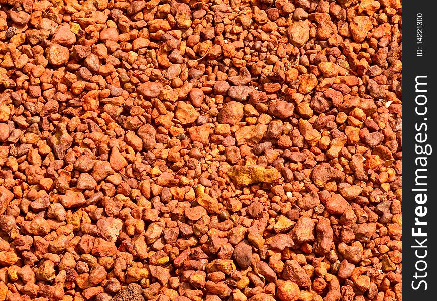Textured rocky red pebbles - good for depiction of Mars or desert land. Textured rocky red pebbles - good for depiction of Mars or desert land.