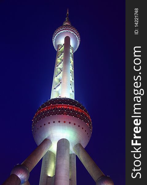 Oriental pearl tower, Shanghai, China