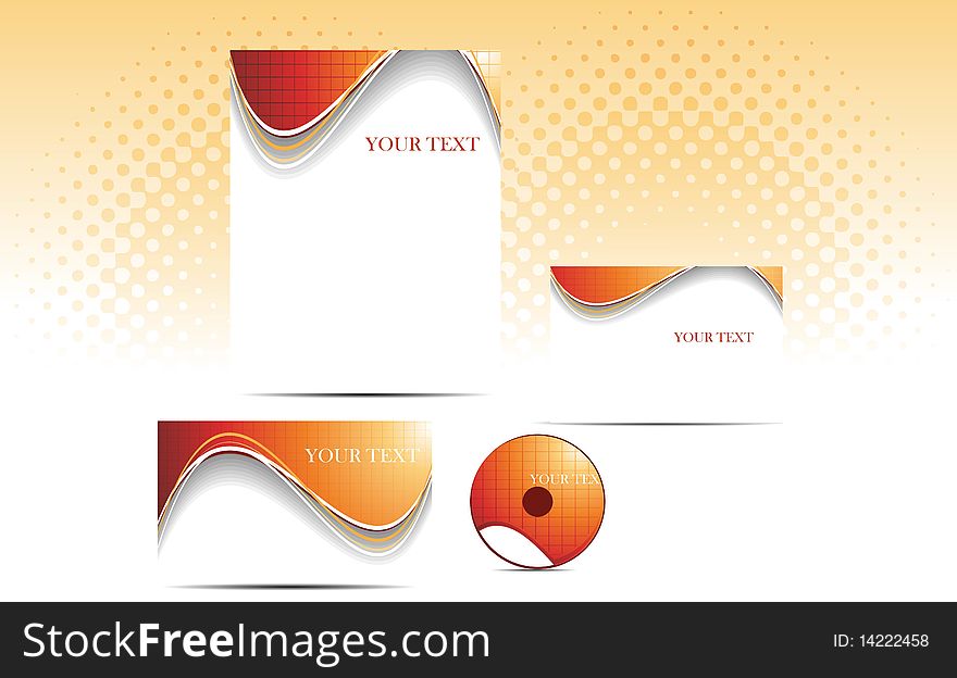 Business style templates this type more templates  Vector illustration