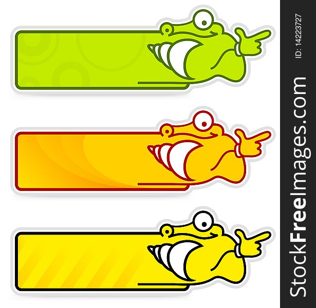 Set of color snail stickers and labels for sale,  illustration