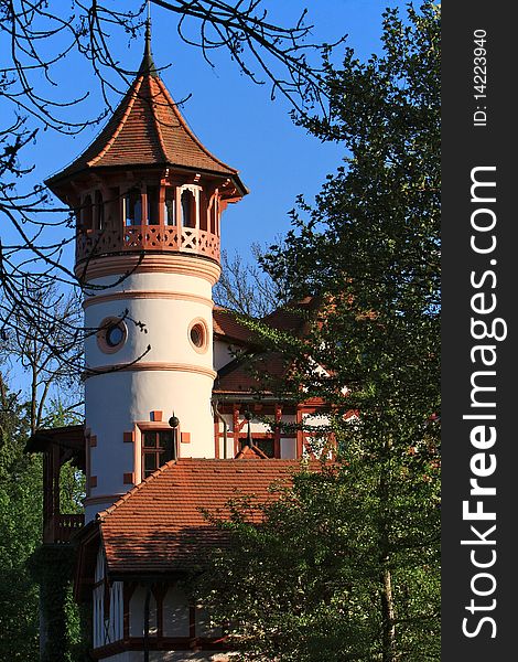 A Heritage House/Small treatment castle at ammersee,southwest of Munich,Germany.Bavaria