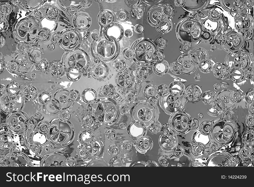 Abstract rain drops on glass texture