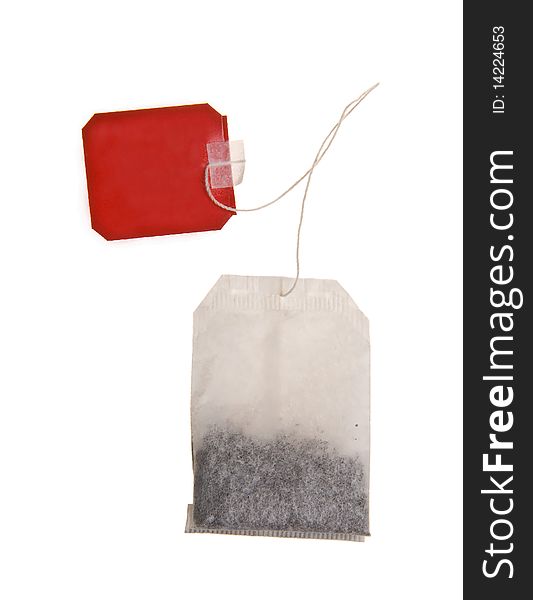 Teabag Isolated On White