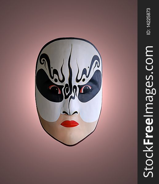 Fine mask of Sichuan opera. Fine mask of Sichuan opera.