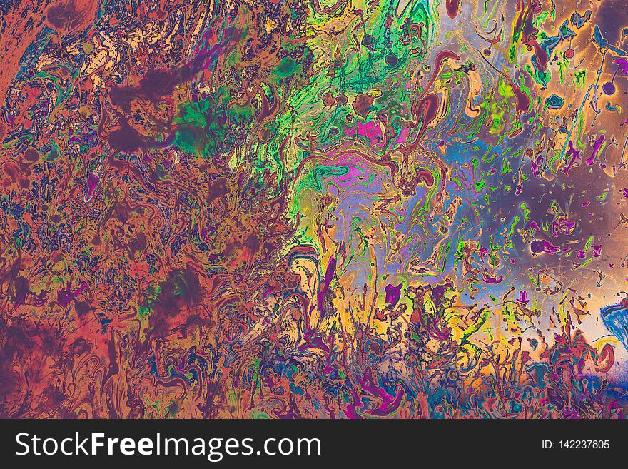 Abstract grunge art background texture with colorful paint splashes